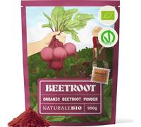 NaturaleBio Beetroot Powder 950g. Organic Beetroot Powder Made from dehydrated Root. Naturally Rich in nitrates and antioxidants. Suitable Daily use as Part of a Balanced Diet. Vegan and Gluten-Free.
