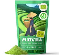 NaturaleBio Japanese Organic Matcha Green Tea Powder - Culinary Grade - 50 gr. Tea Produced in Japan, Uji, Kyoto. Use for Cooking, Baking, Smoothie M