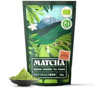 NaturaleBio Japanese Organic Matcha Green Tea Powder - Premium Grade - 1kg. Tea Produced in Japan, Uji, Kyoto. Use for Drinking, Smoothie Making and with Milk. Vegan & Vegetarian Friendly