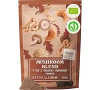 NaturaleBio Organic 7 Mushroom Blend Powder, Fruiting Body