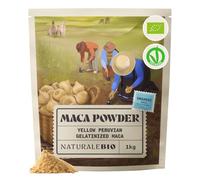 NaturaleBio Organic Gelatinised Maca Root Powder, Nutrient-Rich