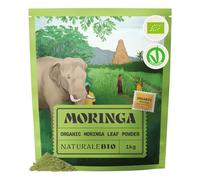 NaturaleBio Organic Moringa Oleifera Leaf Powder, Nutrient-Rich