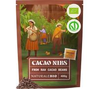 NaturaleBio Organic Raw Cacao Nibs Crunchy Chocolate Chips Alternative