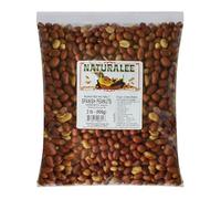Naturalee Peanuts, With Skin Spanish Peanuts 2 lbs - Roasted No Salt - Heart Health, High Protein
