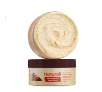 Naturali Ubtan Brightening Body Scrub With Superfoods Saffron & Turmeric Exfoliates Removes Tan Boosts Skin Glow Paraben-free For All Skin Types 200gms