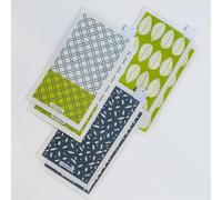 Naturalia Swedish Dishcloths for Kitchen 6-Pack, Reusable, Eco-Friendly, Extra Absorbent, and Quick-Drying Cloths for Multiple uses. Large Size - Green Nature. Made in Sweden.