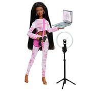 Naturalistas 11.5-inch Grace Fashion Doll and Accessories with 4B Textured Hair, Medium Brown Skin Tone, Deluxe Influencer Set