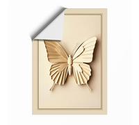 Naturalistic Butterfly Study Botanical Unframed Wall Art Print A2 (59.4×42cm), Wall Decor for Living Room, Bedroom, Office & Home, Art Gift