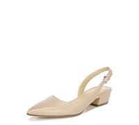Naturalizer Banks Flat Slingback Walking Shoes for All-Day Comfort Wide Fit Barely Nude UK 4.5