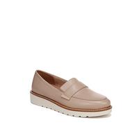 Naturalizer Women's Adiline Slip-On Platform Loafer, Warm Fawn Tan Leather, 8.5 Wide
