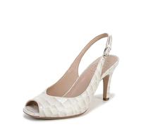 Naturalizer Women's Alexa Slingback Dress Heels, Warm White, Medium Fit, UK 4