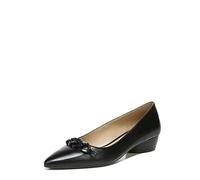 Naturalizer Women's Ballet Flat Becca Walking Shoes for All-Day Comfort Black Leather Medium Fit UK 6