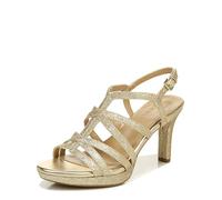 Naturalizer Women's, Baylor Dress Sandal, Gold Glitter, 6 UK