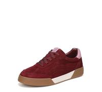 Naturalizer Women's Cami Lace Up Trainers, Wide Fit, Cranberry Red Suede, UK 6.5