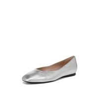 Naturalizer Women's Chelsea Ballet Flats Silver Leather Wide Fit UK 8