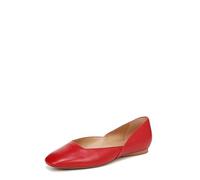 Naturalizer Women's Classic Ballet Flat, Crimson Red Leather, 8 UK