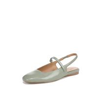Naturalizer Women's Connie Mary Jane Flat, Pistachio Green, 7.5 Wide