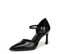 Naturalizer Women's Court Shoes - Amber Ankle-Strap, Black Leather, UK 3.5, Wide Fit