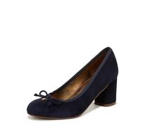 Naturalizer Women's Court Shoes - Sienna Pumps, Midnight Blue Suede, UK 4, Wide Fit