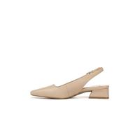 Naturalizer Women's Ginger Snip Toe Slingbacks Pump, Barely Nude, 9 Wide