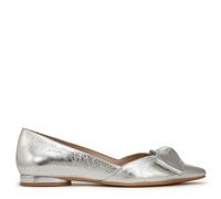 Naturalizer Womens Havana-Bow Flat Ballet Pumps Silver UK 5 Wide Fit