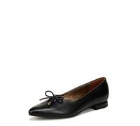 Naturalizer Womens Joiner Pointed Toe Ballet Flat, Black Leather, 5.5