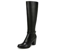 Naturalizer Womens Kalina Knee High Boots Black Leather UK 8 Wide Fit