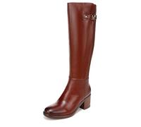 Naturalizer Women's Knee High Boots Fannie Saddle Tan Leather UK 9 Medium Fit