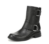 Naturalizer Womens Optimus Flat Ankle Boots Black Leather UK 8 Wide Fit