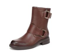 Naturalizer Womens Optimus Flat Ankle Boots Cappuccino UK 7 Wide Fit