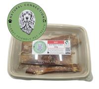 Naturally Air Dried Beef Neck Tendon - 100% Natural, Single Source Protein, Long Lasting, Anti Anxiety, Crunchy Dog Treat By Natural Connection (250g)