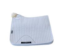 Naturally Equestrian Half Lined Dressage Square (Natural & White, Large)