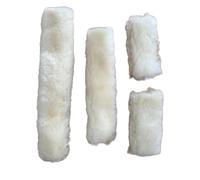 Naturally Equestrians 4pc Halter Set - 1x Neck saver 1x Nose Protector 2x Cheek pieces (Natural)