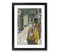 Naturally Gifted Singer by Moriz Jung Framed Print | A2 Black Framed Wall Art | Ready to Hang | Modern Nature Picture | Living Room Bedroom Lounge Office