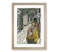 Naturally Gifted Singer by Moriz Jung Framed Print | A2 Oak Framed Wall Art | Ready to Hang | Modern Nature Picture | Living Room Bedroom Lounge Office