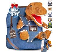 Naturally KIDS Dinosaur Backpack, Dinosaur Toys for Boys, 3 Year Old Boy Gifts, Christmas Gifts for Kids, Toddler Backpack