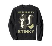 Naturally Stinky Funny Cartoon Farting Skunk Sweatshirt