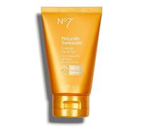 Naturally Sunkissed Gradual Facial Tan by Nō7 - Medium | For a Beautiful Light-Tan All Year Round | Hypo Allergenic | Soft & Supple SKin | 50mL[Imperfect Box]