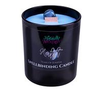 Naturally Wicked Spellbinding Health Candle with Crystal, Wood Wick & Gift Box