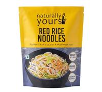 Naturally Yours Noodles Red Rice | 100% Natural & Vegetarian | Easy & Instant to Cook | No Preservatives Artificial Flavours, Colours or MSG | 180g