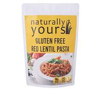 Naturally Yours Pasta Red Lentil Gluten Free | 100% Natural & Vegetarian | Corn Amaranth Bengal Gram Jowar Rice | Easy to Cook & Rich in Fibre | 200g