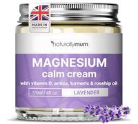 NaturallyMum - Calm Cream with Magnesium and Vitamin D3 [120ml] - Vitamin D Lotion - Magnesium D3 - Turmeric & Arnica Cream - Lavender