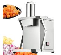 Naturalpowev Commercial Vegetable Dicer, Electric Food Dicer with Dicing Molds, 7cm/2.75in Caliber, Stainless Steel Vegetable Slicer Dicer Cutter for Restaurants, Canteens, Hotels,15mm