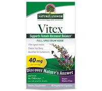 Natural's Answer Vitex 40mg, Non-GMO, Gluten Free, 90 Vegan Capsules