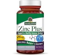 Natural's Answer Zinc Plus 25mg Veg4n Capsules, Glut3n Free, Food Supplement - 60 Count per Bottle