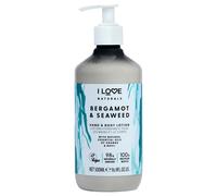 Naturals Hand and Body Lotion - Bergamot and Seaweed by I Love Cosmetics for Women - 16.9 oz Body Lotion