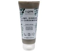 Naturals Hand Cream - Lime-Ginger and Cardamon by I Love Cosmetics for Women - 3.4 oz Cream