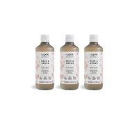 I Love Naturals Rose & Argan Body Wash, Natural Oils Of Rose & Patchouli, Formulated Using Essential Oils For Silky Smooth & Moisturised Skin, 3 x 500ml