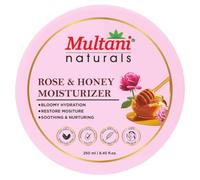 Naturals Rose & Honey Moisturizer I Demagogically Tested I Light Weight & Non-Greasy Ayurvedic Formula with Rose Oil, Honey & Aloe Vera I