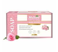 Naturals Rosewater Soap for Moisturizing Skin| Ayurvedic Handmade Herbal Soap | Gentle Cleansing & Deep Hydration Soap for Men & Women | 125 gm (Pack of 5)